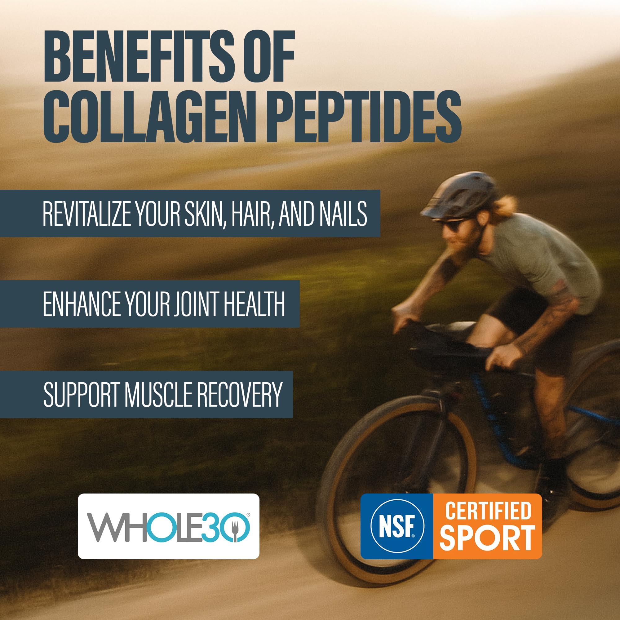 BUBS Naturals Collagen Protein Powder 200g mixed in a smoothie