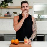 BUBS Naturals Vitamin C with Bioflavonoids on a kitchen counter