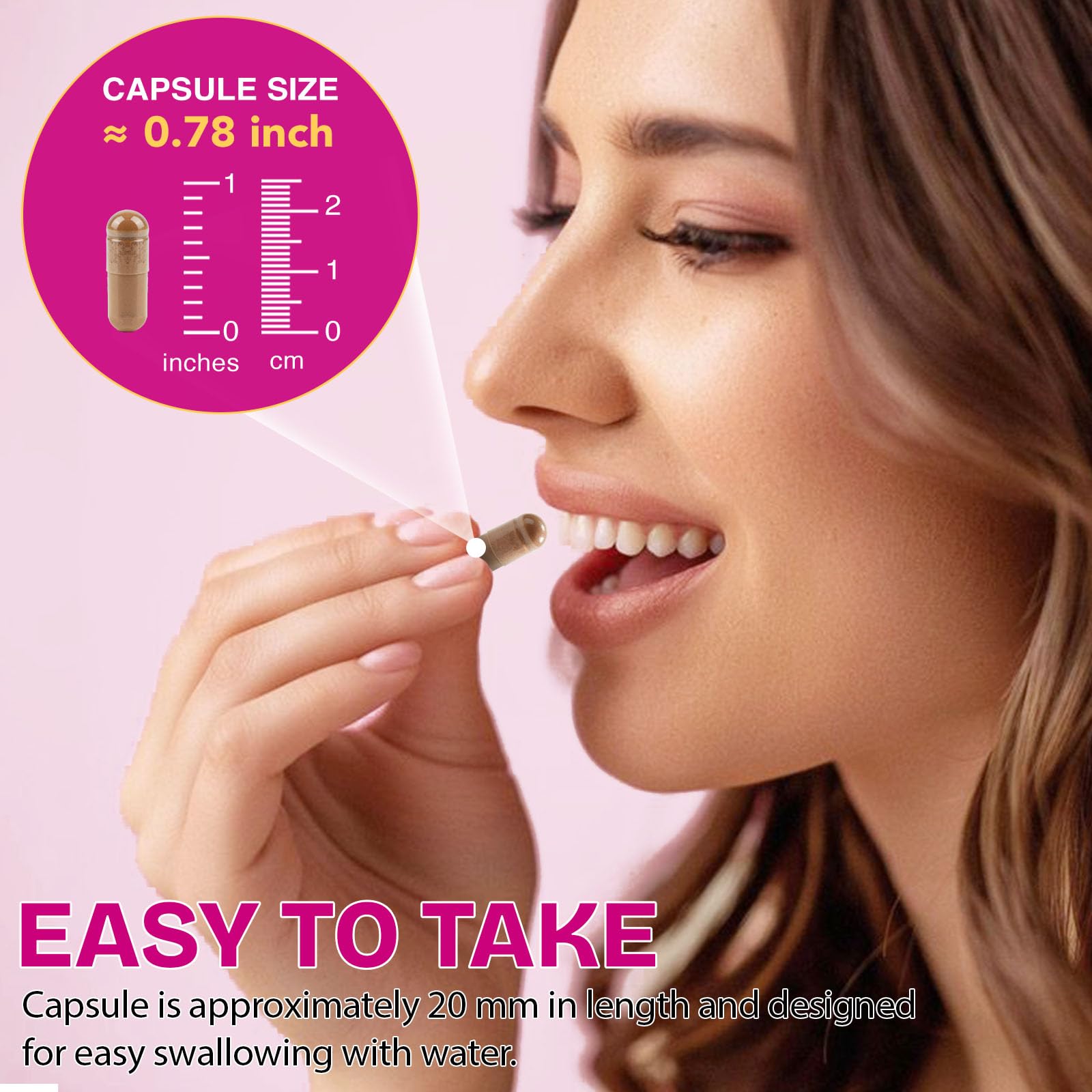 BUCAOAGU Beef Organ Capsules for Women close-up of capsules