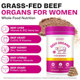 BUCAOAGU Beef Organ Capsules for Women side view