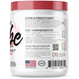 Bucked Up Babe Pre-Workout Powder 442g scoop