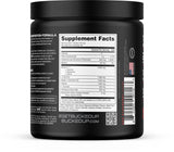 Bucked Up BCAA 2-1-1 Blood Raz flavour tub side view