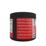 Bucked Up Creatine Blend 136g packaging on a gym bench