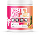 Bucked Up Creatine Candy Tropical Blast flavour chewable tablets front view