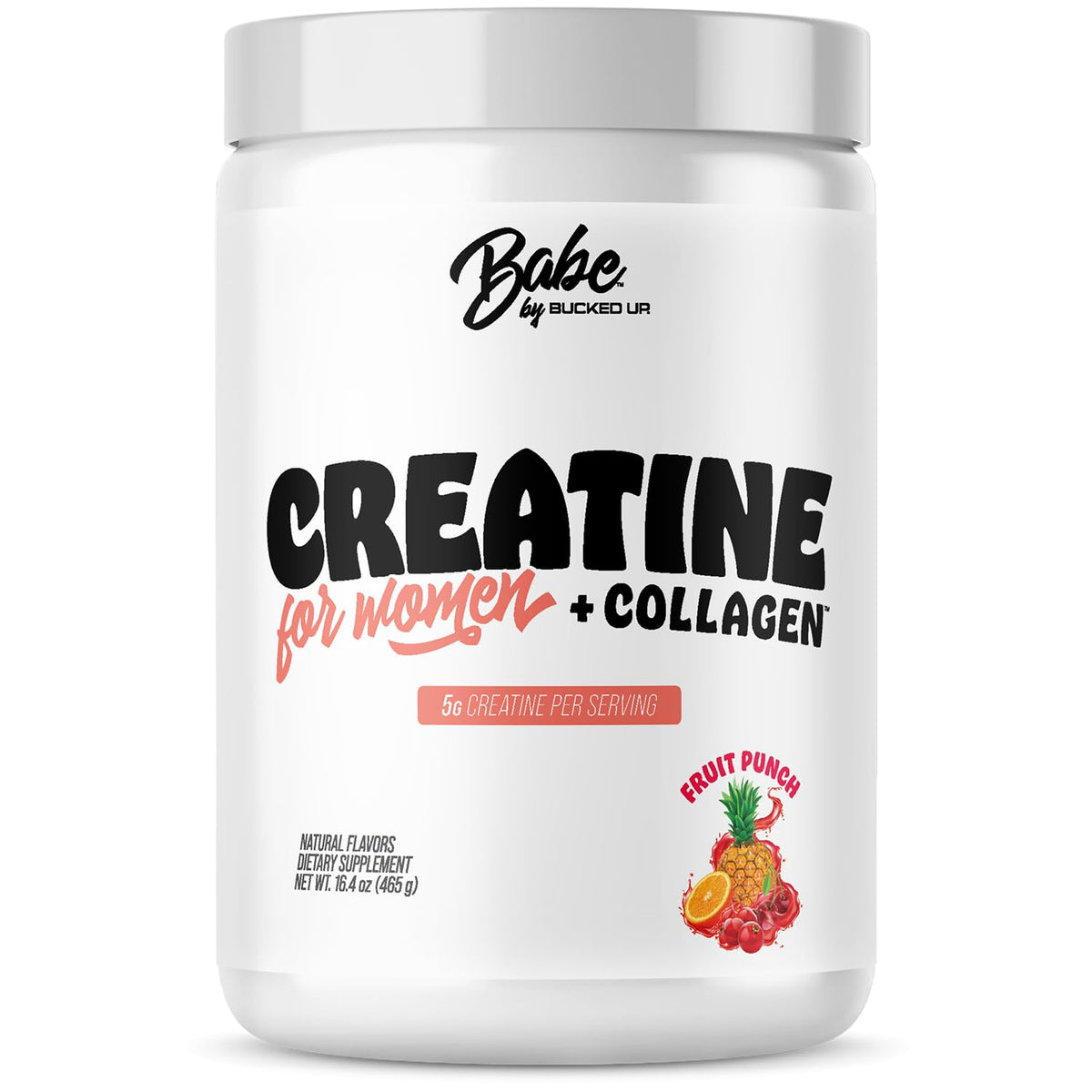 Bucked Up Creatine + Collagen for Women 363g front view