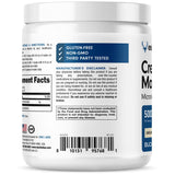 Bucked Up Creatine Monohydrate 300g powder in a glass of water