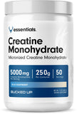 Bucked Up Creatine Monohydrate Blue Raspberry 423g front view