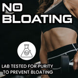 Bucked Up Creatine Monohydrate mixed in a clear beverage