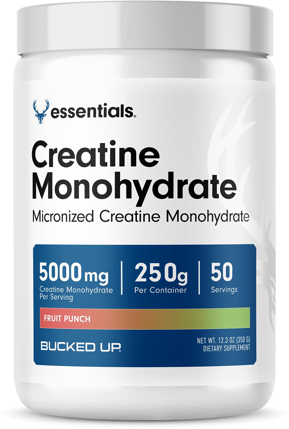 Bucked Up Creatine Monohydrate Powder 423g front view