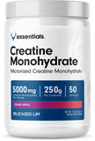 Bucked Up Creatine Monohydrate Powder 423g Grape Apple front view