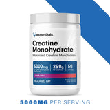 Bucked Up Creatine Monohydrate Powder 423g Grape Apple nutrition label