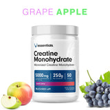 Bucked Up Creatine Monohydrate Powder 423g Grape Apple scoop