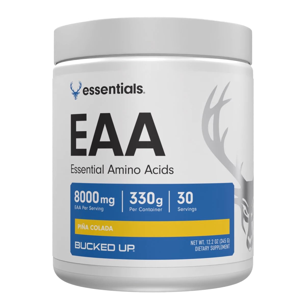 Bucked Up Essential Amino Acids Pina Colada flavour front view