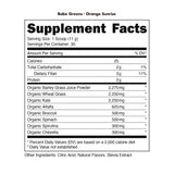 Bucked Up Organic Greens Powder 408g back view