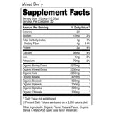 Bucked Up Organic Greens Superfood Powder 399g packaging