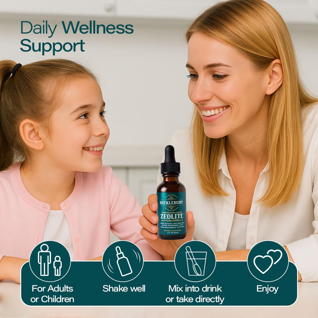 BUCKLEBURY Chlorella Liquid Suspension 28g with water