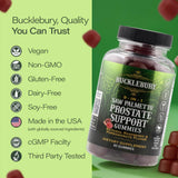 BUCKLEBURY Saw Palmetto Gummies 9-in-1 back view