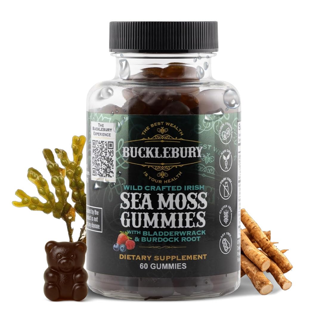 BUCKLEBURY Sea Moss Gummies 1750mg front view