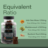 BUCKLEBURY Sea Moss Gummies 1750mg gummy texture