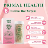 BudLive Beef Organ Supplement for Women bottle with label