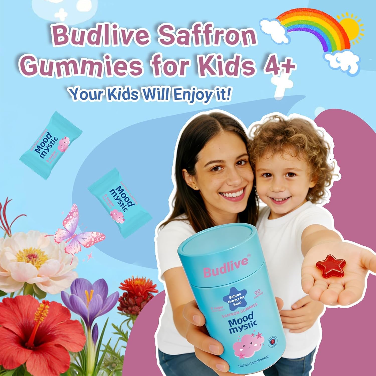 BudLive Saffron Gummies for Kids nutritional information