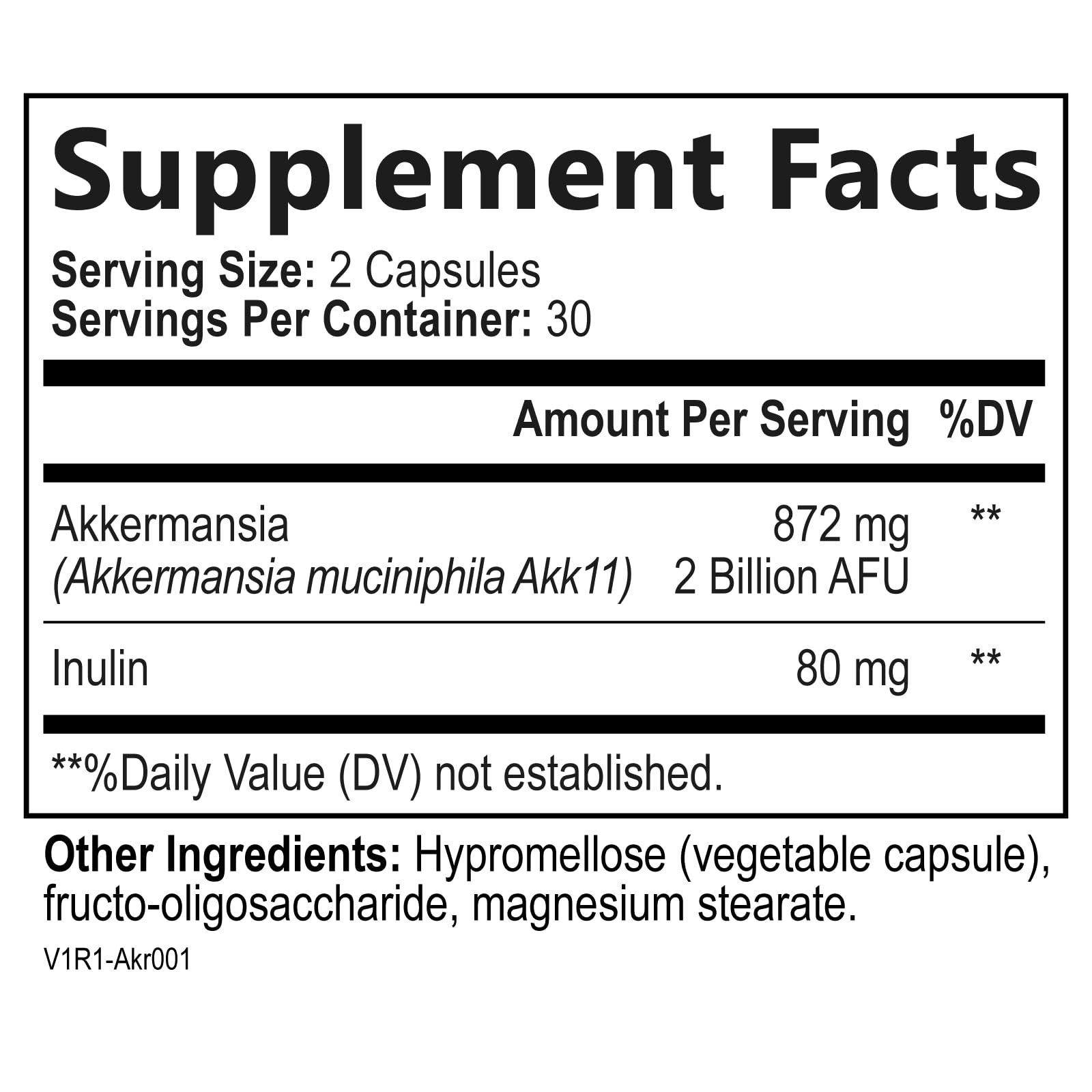 Built by Nature Akkermansia Probiotic Supplement opened bottle with capsules