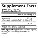 Built by Nature Akkermansia Probiotic Supplement opened bottle with capsules