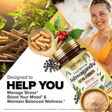 Built by Nature Ashwagandha capsules in a hand