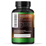 Built by Nature Ashwagandha capsules with measuring spoon