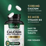 Built by Nature Calcium Supplement easy-to-swallow tablets close-up