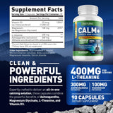 Built by Nature Calm+ Sleep Supplement Capsules with lifestyle background