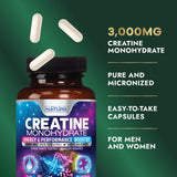 Built by Nature Creatine Monohydrate Capsules packaging