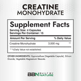 Built by Nature Creatine Monohydrate Capsules side view