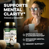 Built by Nature Lion’s Mane Mushroom Supplement ingredients list