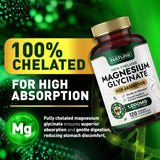 Built by Nature Magnesium Glycinate 1000mg bottle side view