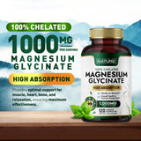 Built by Nature Magnesium Glycinate 1000mg capsules close-up