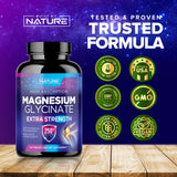 Built by Nature Magnesium Glycinate 250mg tablets close-up of tablets