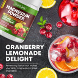 Built by Nature Magnesium Powder Cranberry Lemonade ingredients list