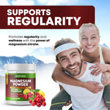 Built by Nature Magnesium Powder Cranberry Lemonade scoop size