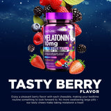 Built by Nature Melatonin Chewables in a nightstand setting