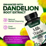 Built by Nature Milk Thistle Supplement 60 Capsules opened bottle