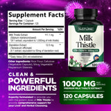Built by Nature Milk Thistle Supplement 60 Capsules side view