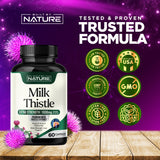 Built by Nature Milk Thistle Supplement with Dandelion Root