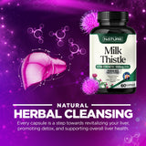 Built by Nature Milk Thistle Supplement with measuring spoon