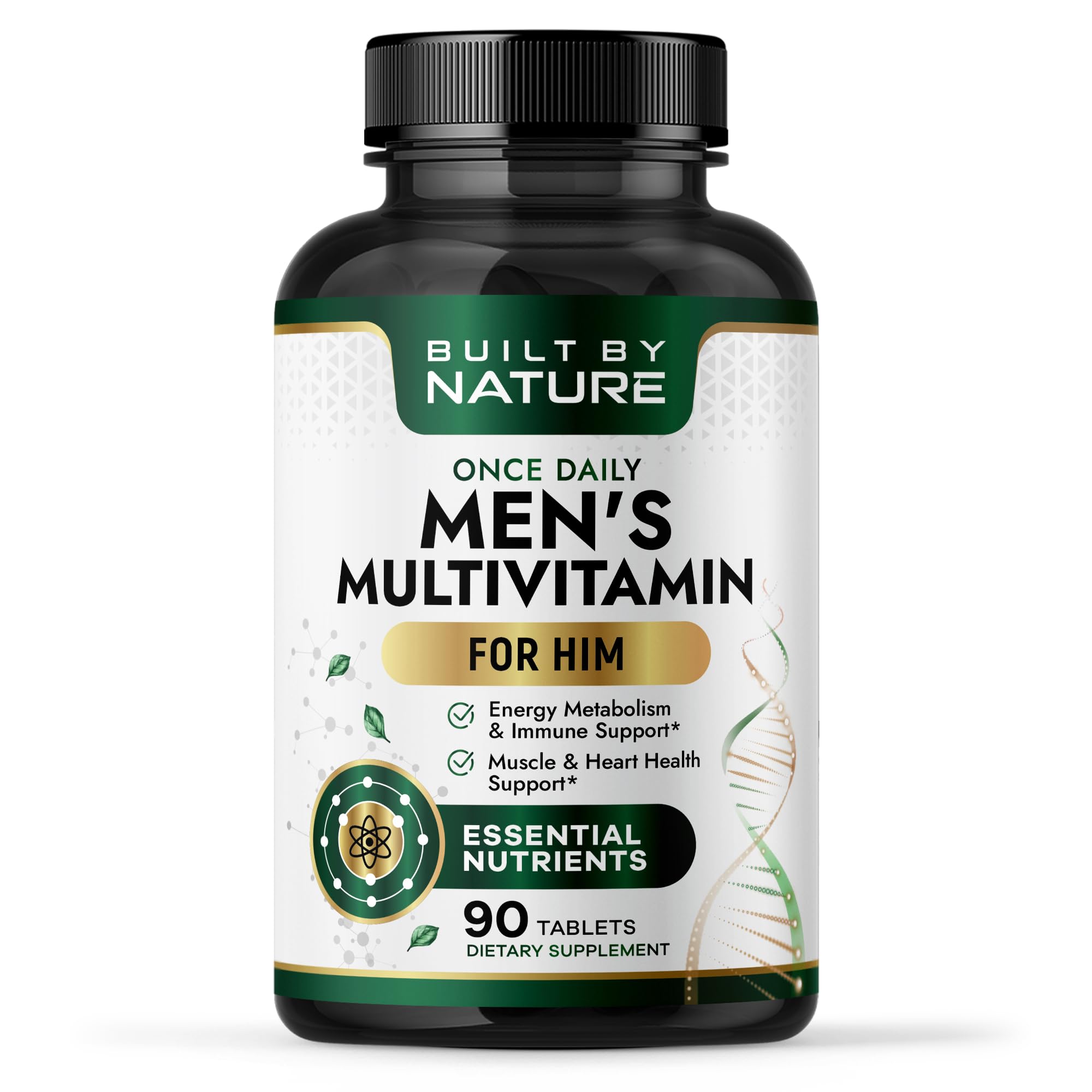 Built by Nature Multivitamin for Men front view packaging