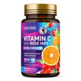 Built by Nature Vitamin C Chewable Tablets front view with packaging