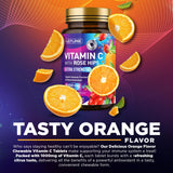 Built by Nature Vitamin C Chewable Tablets in a hand