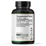 Built by Nature Vitamin D3 softgels on a wooden surface