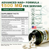BUIUYLT Liposomal NAD+ Supplement packaging details