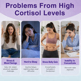 Bukouede Cortisol Supplements for Women, berry-lavender flavour description